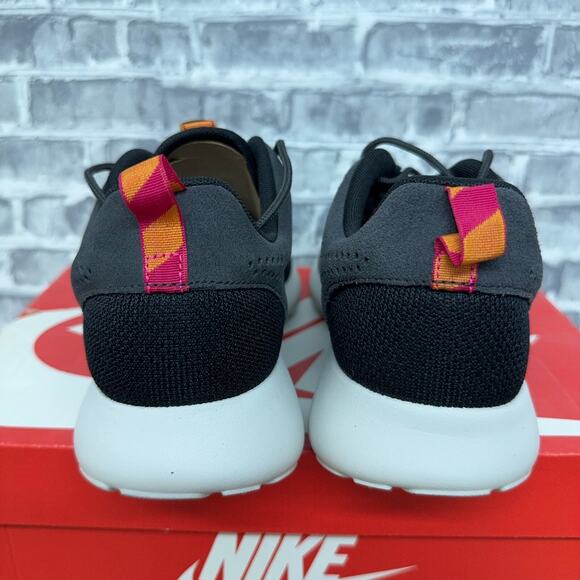 Nike Roshe Run Black Dark Charcoal Pink 511881-012 Mens Size 7.5 New Rare - Picture 4 of 7